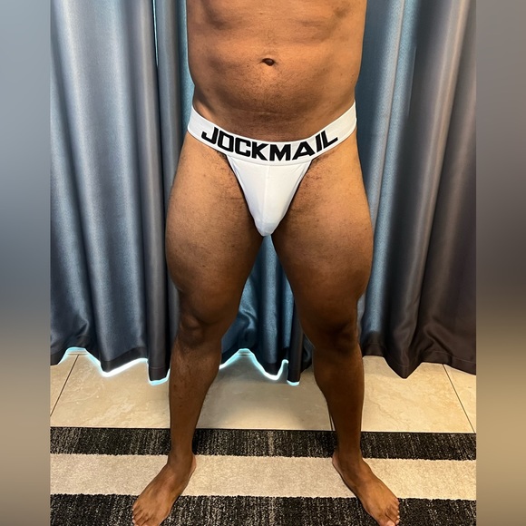 Mens NEW White Cotton Sports Brief by JOCKMAIL - Picture 2 of 4